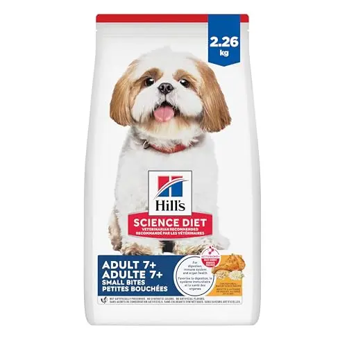 Hill's Science Diet Senior 7+ Small Bites dry dog food bag