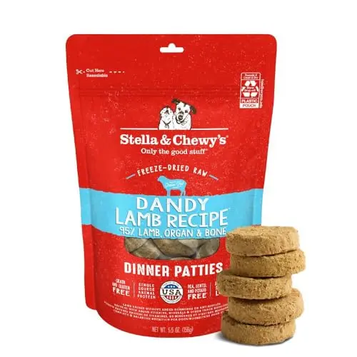 Stella & Chewy's Freeze Dried Raw Lamb Dinner Patties bag