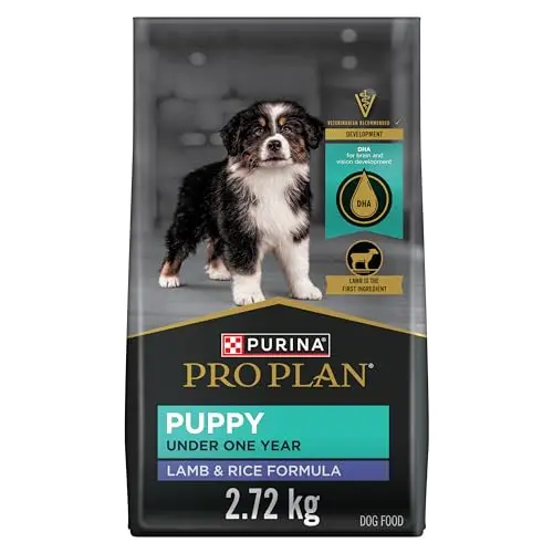 Purina Pro Plan Lamb & Rice Puppy dry dog food bag
