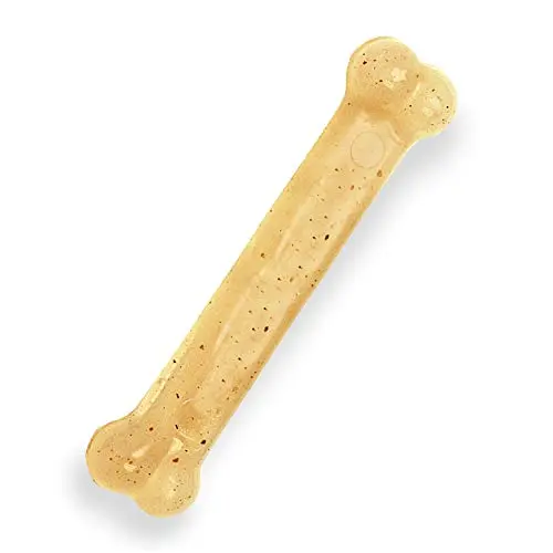 Nylabone FlexiChew giant chicken-flavoured bone chew toy for large dogs