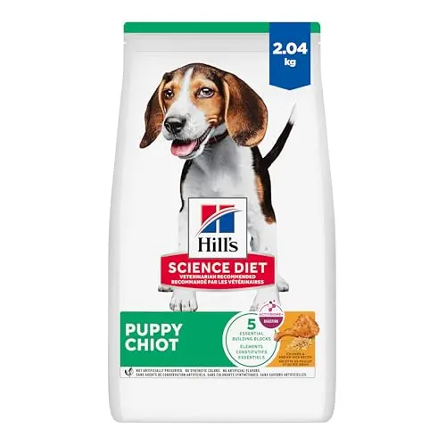 Bag of Hill's Science Diet Puppy Chicken & Brown Rice dry dog food