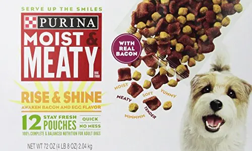 Purina Moist & Meaty soft dog food pouches