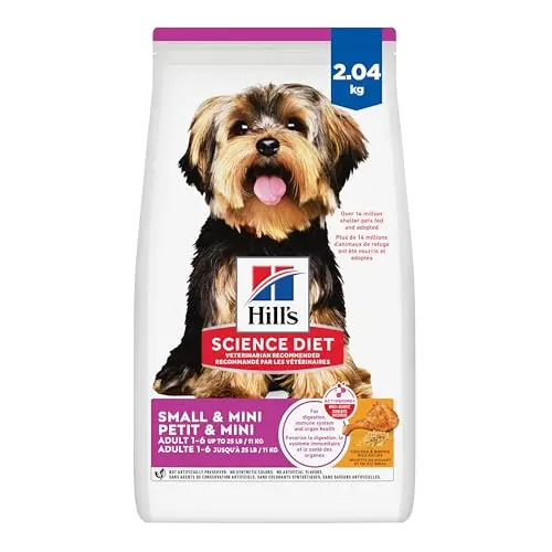Hill's Science Diet Adult Small & Mini Chicken & Rice Dry Dog Food bag
