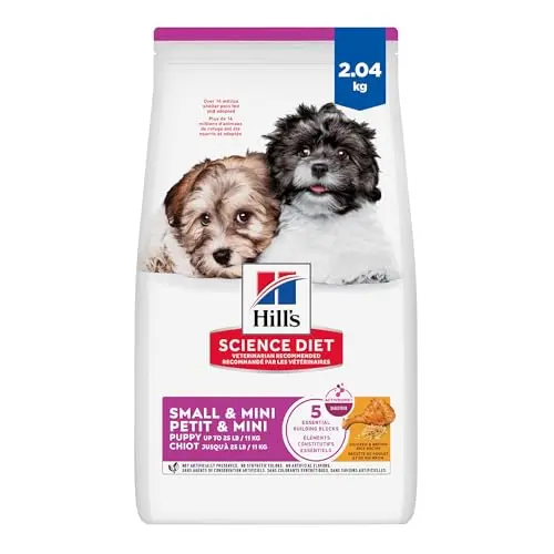 Hill's Science Diet Puppy Small & Mini Chicken & Brown Rice Dry Dog Food bag