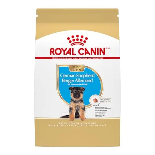 Bag of Royal Canin German Shepherd Puppy dry dog food