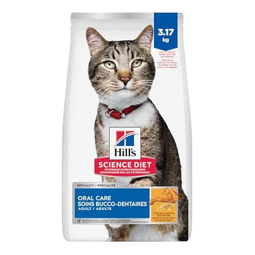 Hill's Science Diet Adult Oral Care Chicken Recipe Dry Cat Food bag