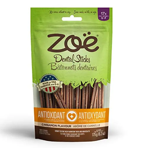 Zoe Dental Sticks for dogs, cinnamon flavour