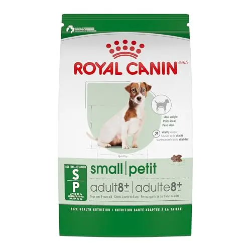 Royal Canin Small Adult 8+ dry dog food bag