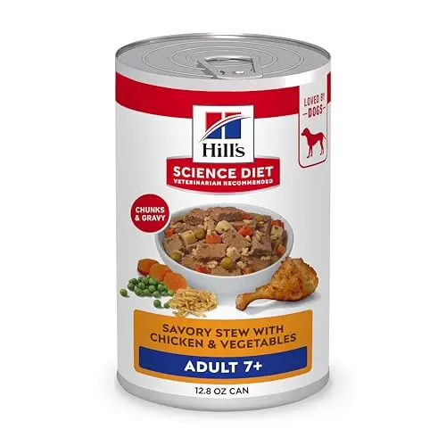 Hill's Science Diet Adult 7+ Chicken & Vegetables Stew canned dog food