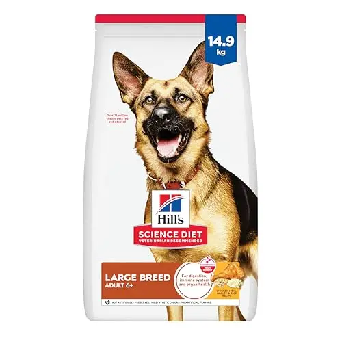 Hill's Science Diet Senior 6+ Large Breed dry dog food bag