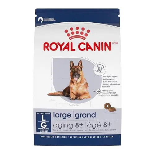 Royal Canin Large Aging 8+ kibble bag