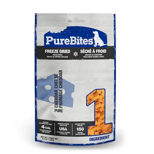 Purebites Cheddar Cheese Freeze-Dried Dog Treats