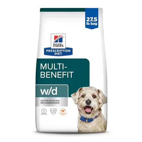 Hill's Prescription Diet w/d dry dog food bag