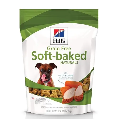 Hill's Science Diet Soft-Baked Naturals bag with soft treat pieces on top