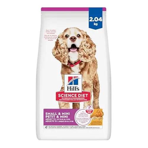 Hill's Science Diet Senior 11+ Small & Mini dry dog food bag
