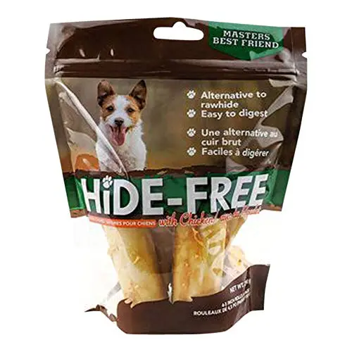 Hide-Free Roll with Chicken 4 Pack dog chews