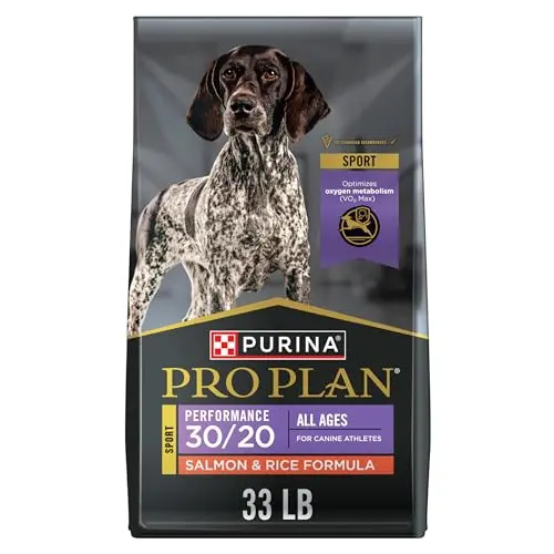 Purina Pro Plan Sport Performance 30/20 Salmon & Rice dry dog food bag