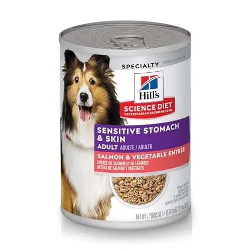 Hill's Science Diet salmon and vegetable entre canned dog food