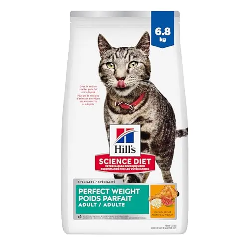 Hill's Science Diet Adult Perfect Weight Chicken Recipe Dry Cat Food bag