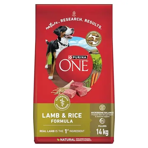 Purina ONE Microbiome Balance Lamb & Rice large bag of dry dog food