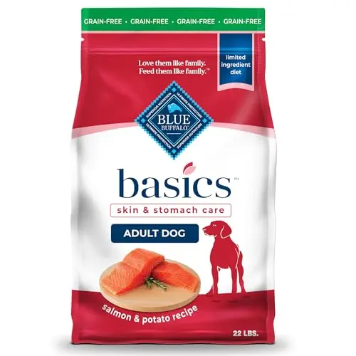 Blue Buffalo Basics Grain‑Free Dry Dog Food, Salmon Recipe bag