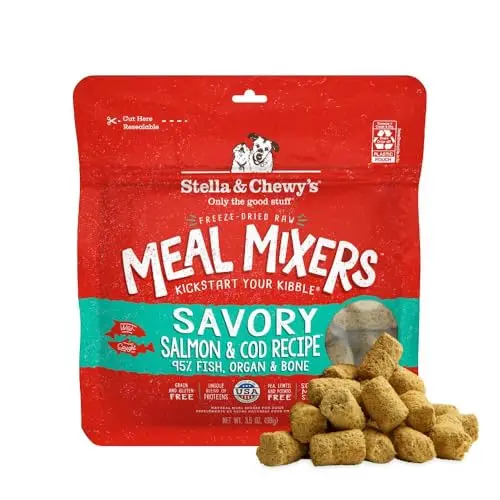 Stella & Chewy's Freeze-Dried Raw Salmon & Cod Meal Mixer bag