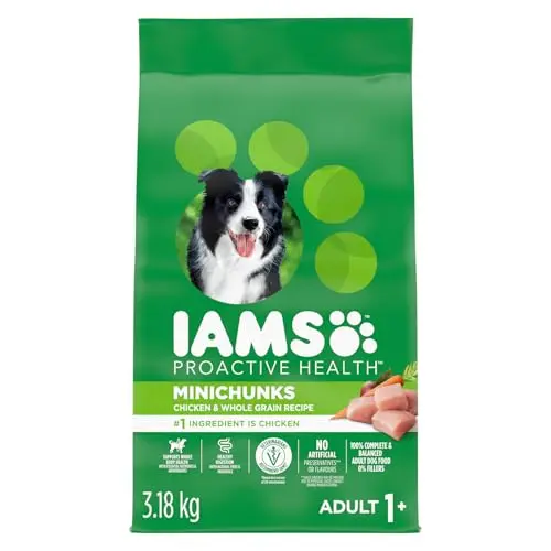 IAMS Proactive Health Minichunks dry dog food bag with chicken