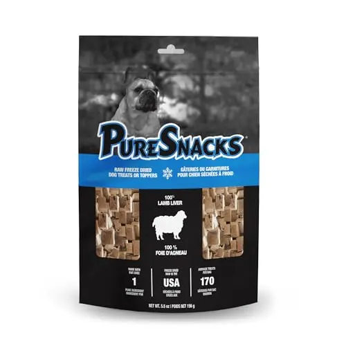 PureSnacks Freeze Dried Lamb Dog Treats