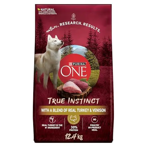 Purina ONE True Instinct Turkey & Venison dog food bag