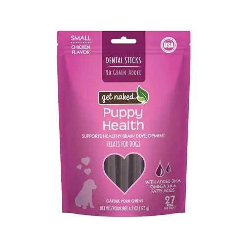 Get Naked puppy dental chew sticks small breed