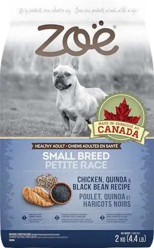 Zoe Small Breed Chicken, Quinoa & Black Bean dry dog food bag