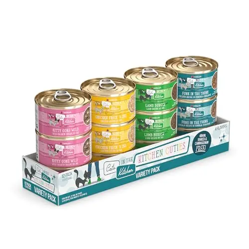 Weruva Cats in The Kitchen, Variety Pack, Kitchen Cuties, Wet Cat Food cans