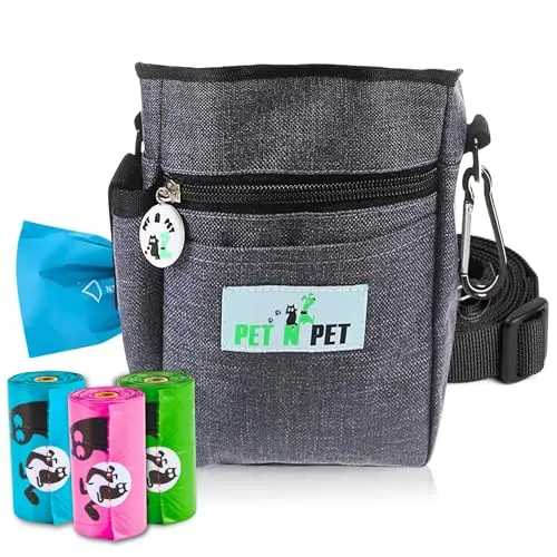 Grey PET N PET Dog Treat Training Pouch
