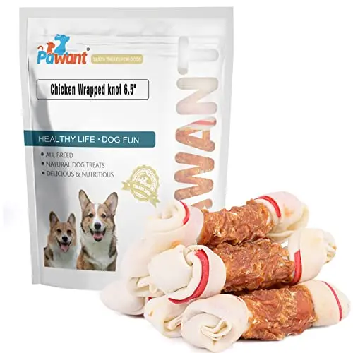 Pawant Chicken Wrapped Rawhide Bones for dogs
