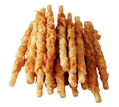 Pawant chicken wrapped rawhide sticks for dogs