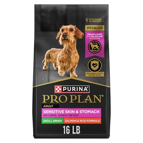 Pro Plan Small Breed Sensitive Skin & Stomach Salmon & Rice dry dog food bag