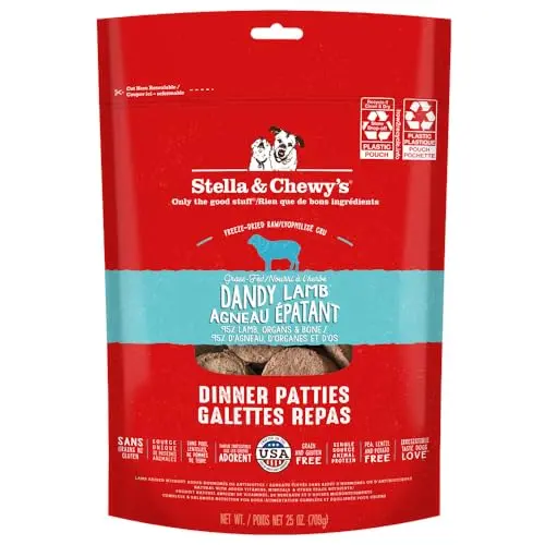 Stella & Chewy's Freeze Dried Raw Dinner Patties Lamb formula bag