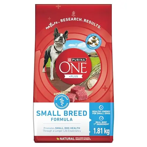 Purina ONE +Plus Small Breed dry dog food kibble