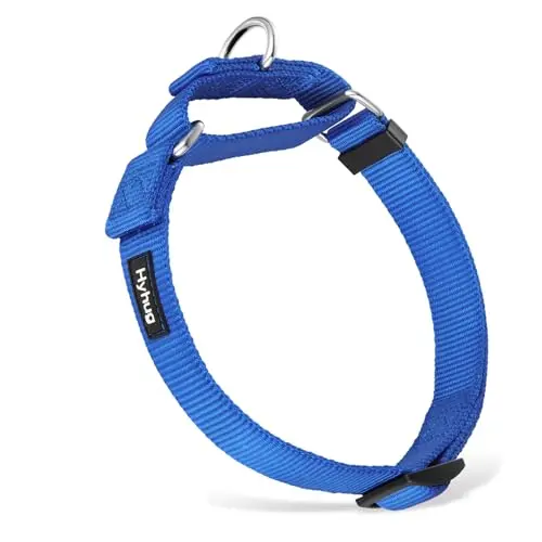 Hyhug large blue martingale dog collar