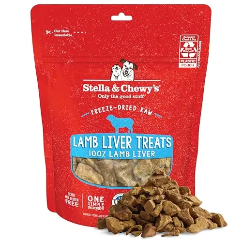 Stella & Chewy's Freeze-Dried Raw Single Ingredient Lamb Liver Treats