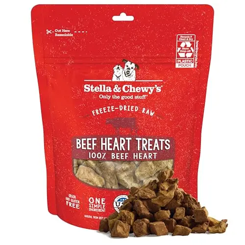 Stella & Chewy's Freeze-Dried Raw Single Ingredient Beef Heart Treats