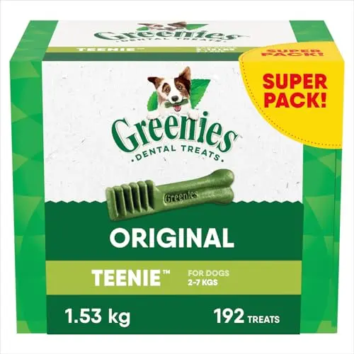 Greenies Original Teenie Dental Dog Treats bag