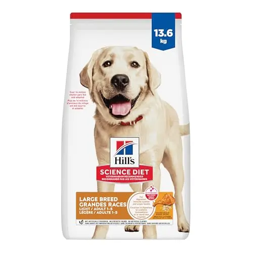 Hill's Science Diet Adult Light Large Breed dry dog food bag