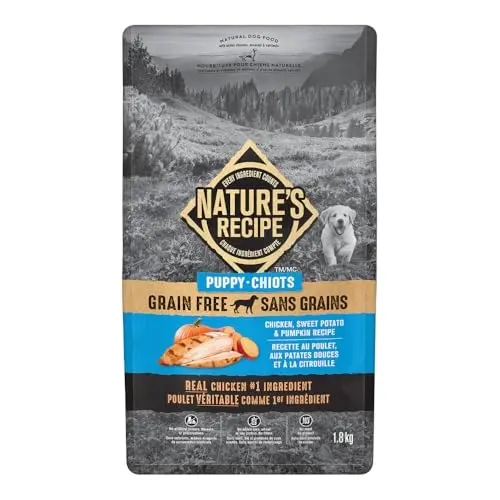 Nature's Recipe Puppy Grain Free Chicken Sweet Potato & Pumpkin bag