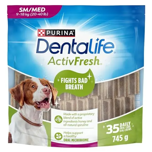 Dentalife ActivFresh dental dog treats for small and medium dogs