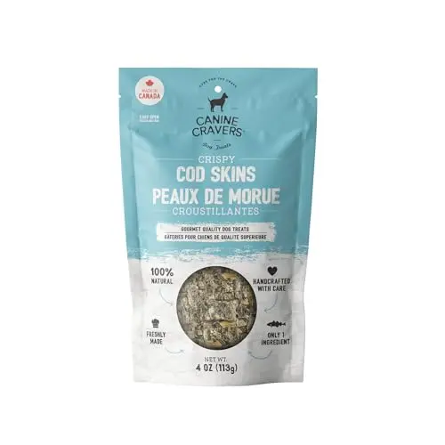 Canine Cravers Crispy Cod Skins dog treats