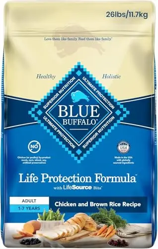 Blue Buffalo Life Protection Formula Chicken & Brown Rice Adult Dry Dog Food bag