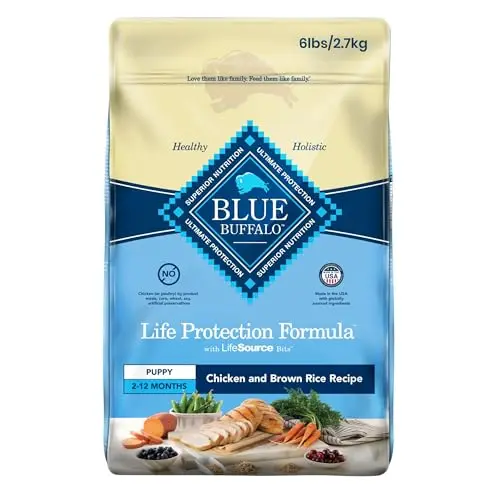 Blue Buffalo Life Protection Puppy kibble bag