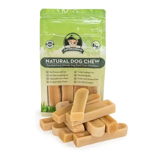 KATHMANDU'S Himalayan Yak Cheese Dog Chews small size, 10 pack
