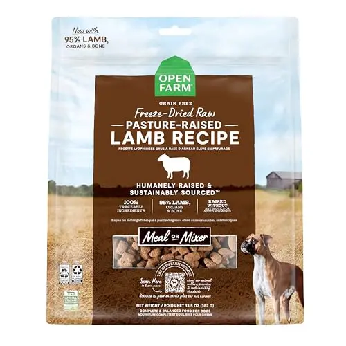 Open Farm Freeze Dried Raw Pasture-Raised Lamb Morsels dog food